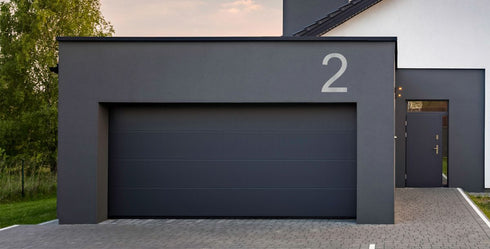 Number 2 Large House Number in Stainless Steel 400mm High